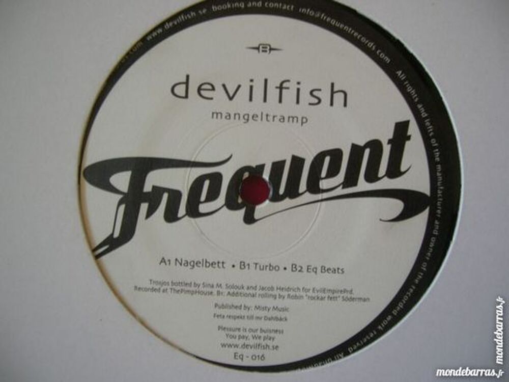 MAXI 45 TOURS DEVILFISH Mangeltramp CD et vinyles