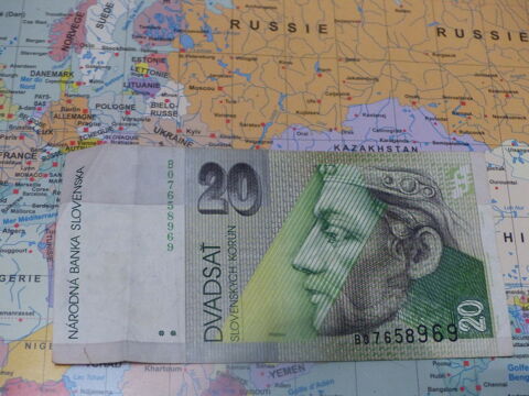 Billet de 20 Dvadsat - Slovenska 1993 8 Roclincourt (62)