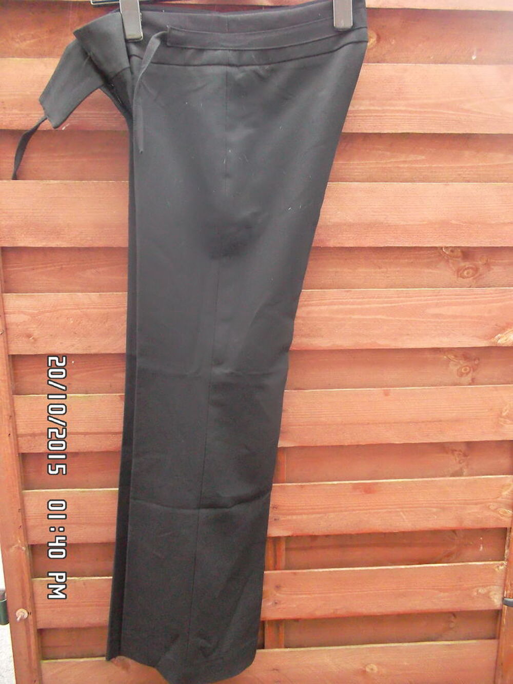 PANTALON NOIR LA CITY*JUSTE 3E*KIKI60230 Vêtements