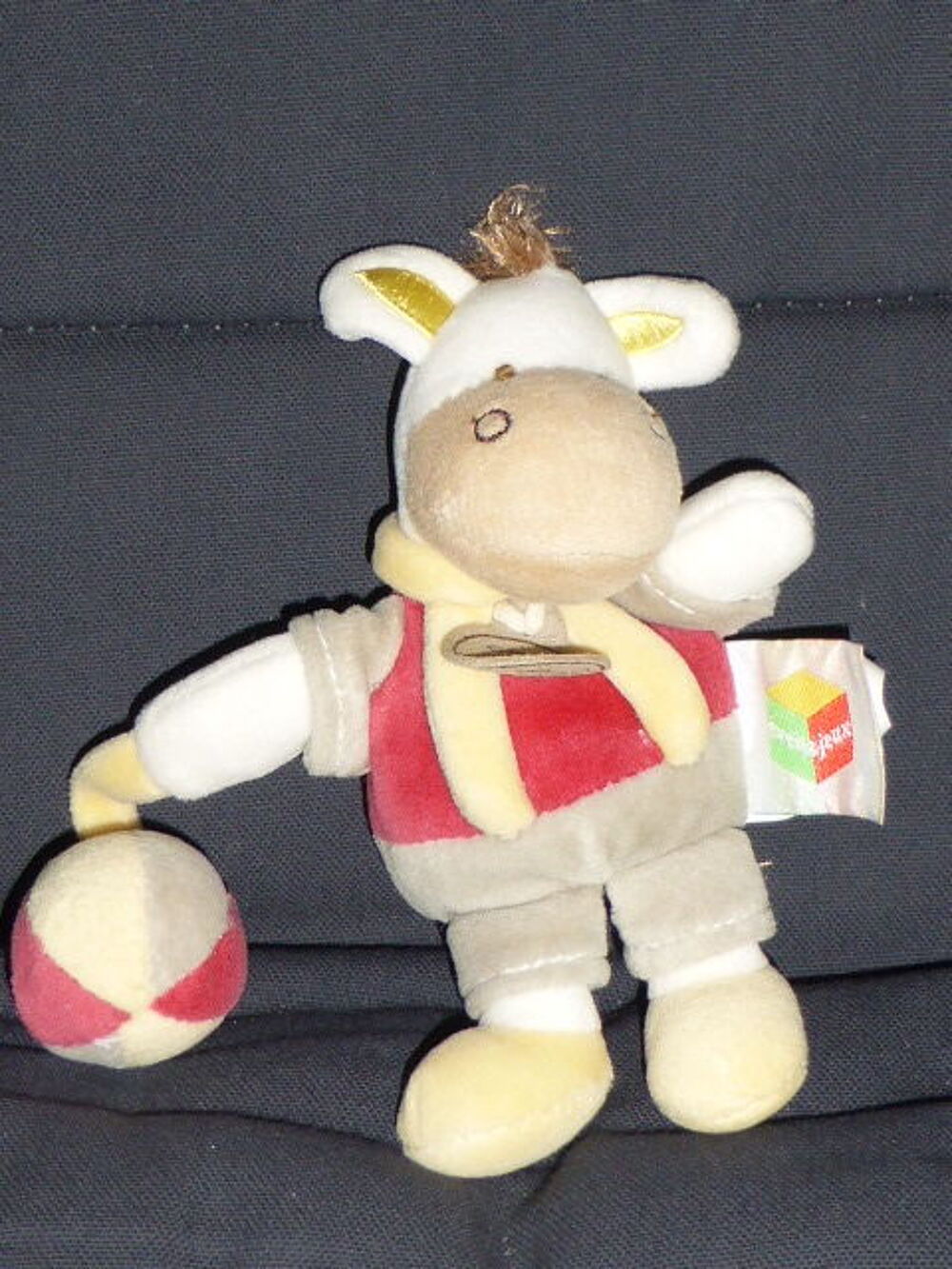 Doudou et compagnie Ane et ballon grelot Puériculture