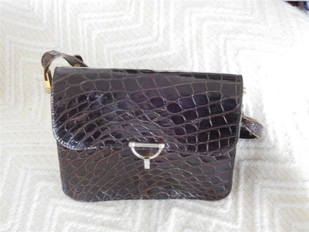 sac croco Maroquinerie