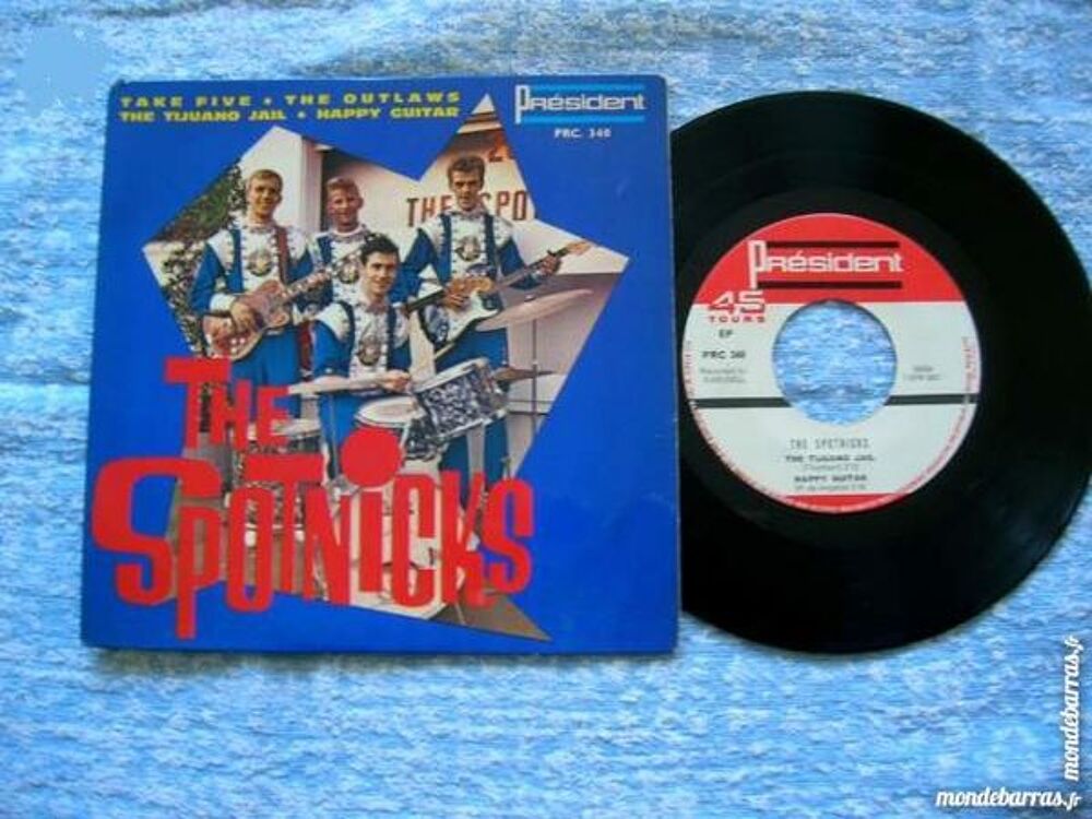EP THE SPOTNICKS The outlaws CD et vinyles