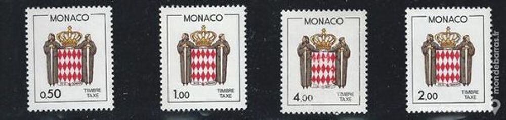 Timbres taxe Monaco 