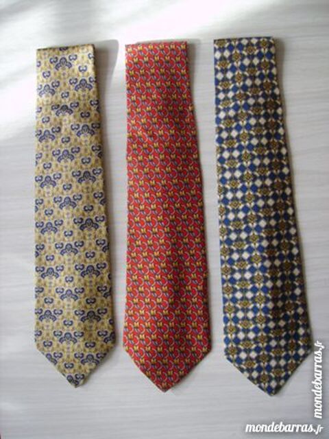 LOT de 3 CRAVATES LANCEL en Soie 80 Paris 12 (75)