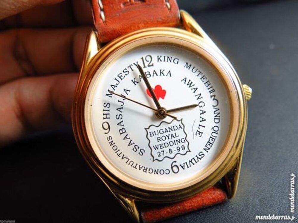 BUGANDA ROYAL WEDDING montre analogique DIV0457 Bijoux et montres