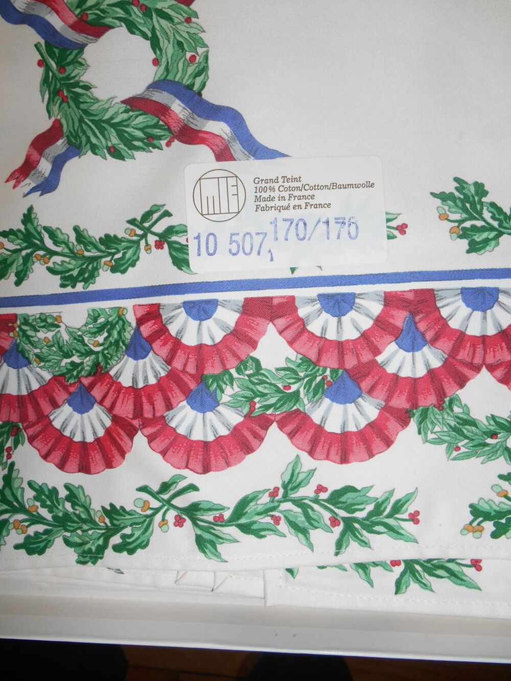 Nappe th&egrave;me F&ecirc;te Nationale Décoration