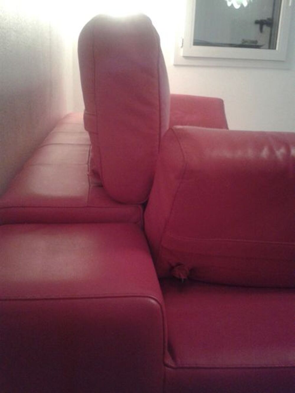 
Canap&eacute; cuir 3 places Art Si&egrave;ges Meubles