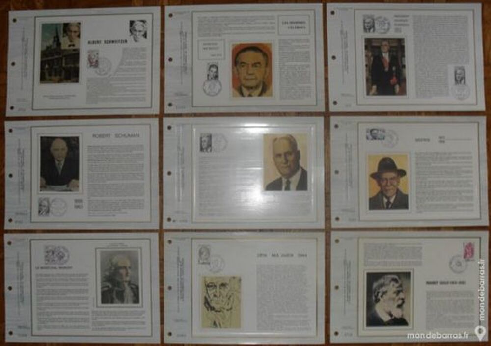 251 Feuillets Philat&eacute;liques CEF 1967-1989 