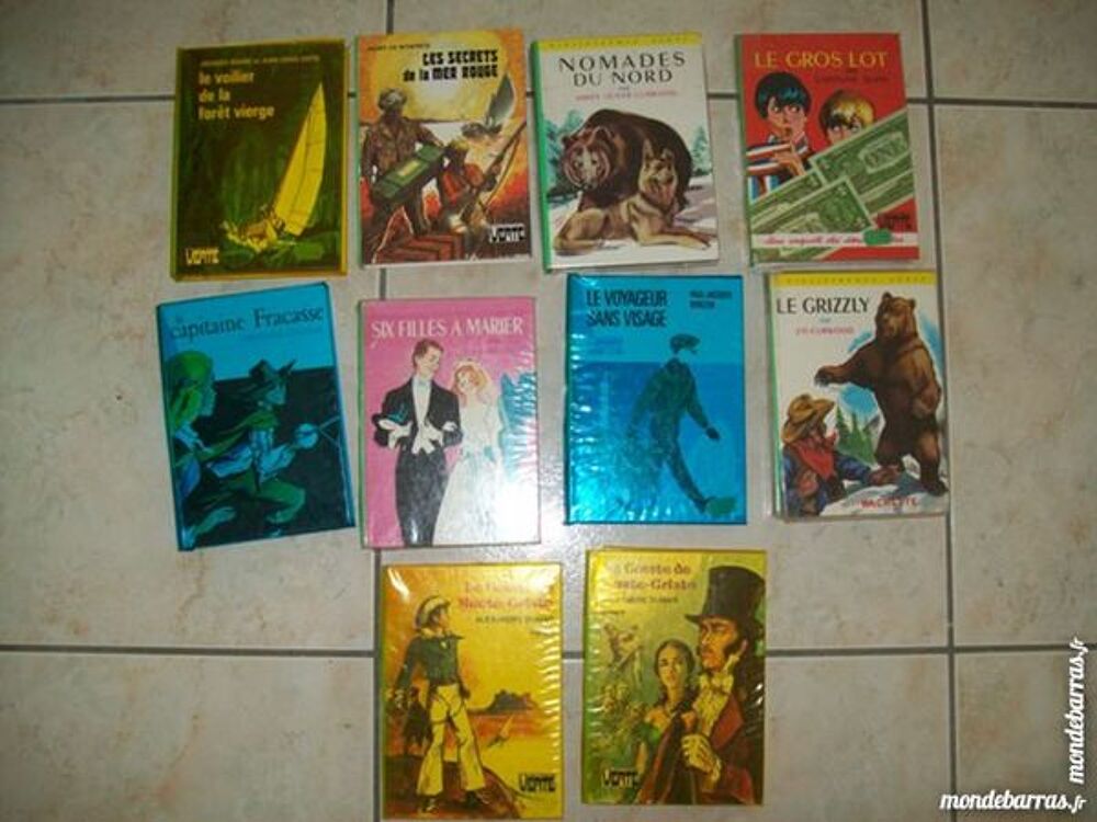 livres biblioth&egrave;que rose ou verte Livres et BD