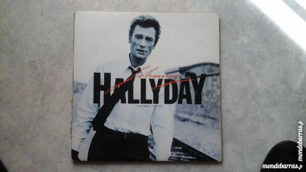 2 disques vinyls J Hallyday CD et vinyles