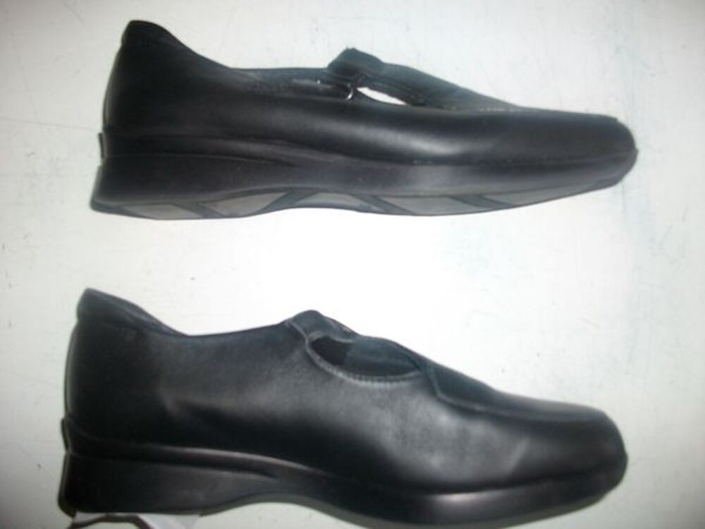 Mocassins Noir New Lander &agrave; scratch pt 38 &agrave; 5  Chaussures