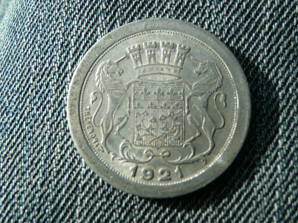 Jeton 10 centimes Chambre de Commerce Amiens 1921 