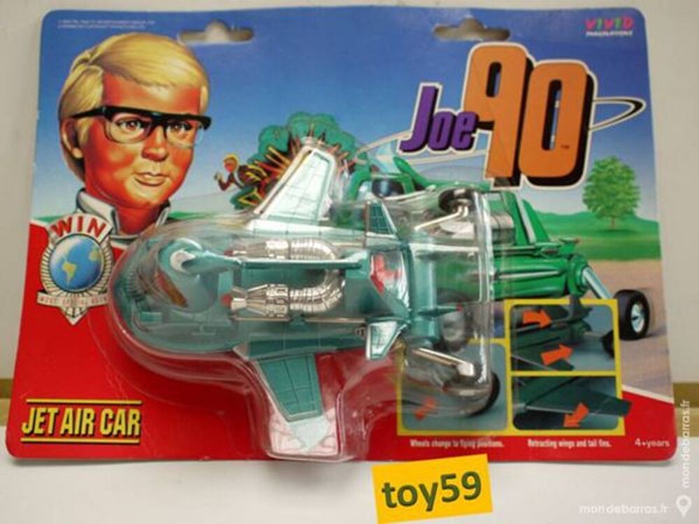 JOE 90 Matchbox 90's die-cast/metal JET AIR CAR Jeux / jouets