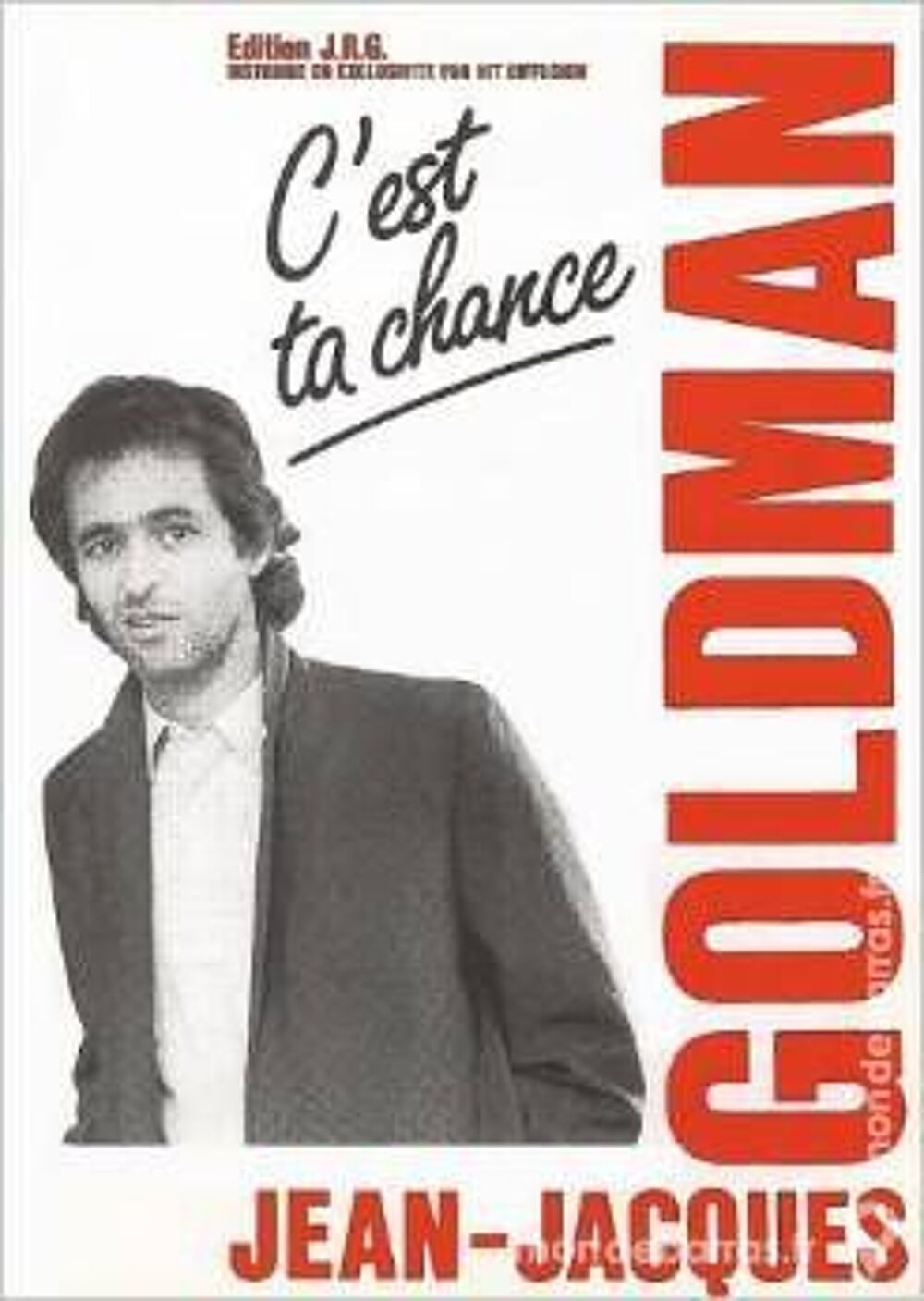 C'EST TA CHANCE de J.J. GOLDMAN Instruments de musique