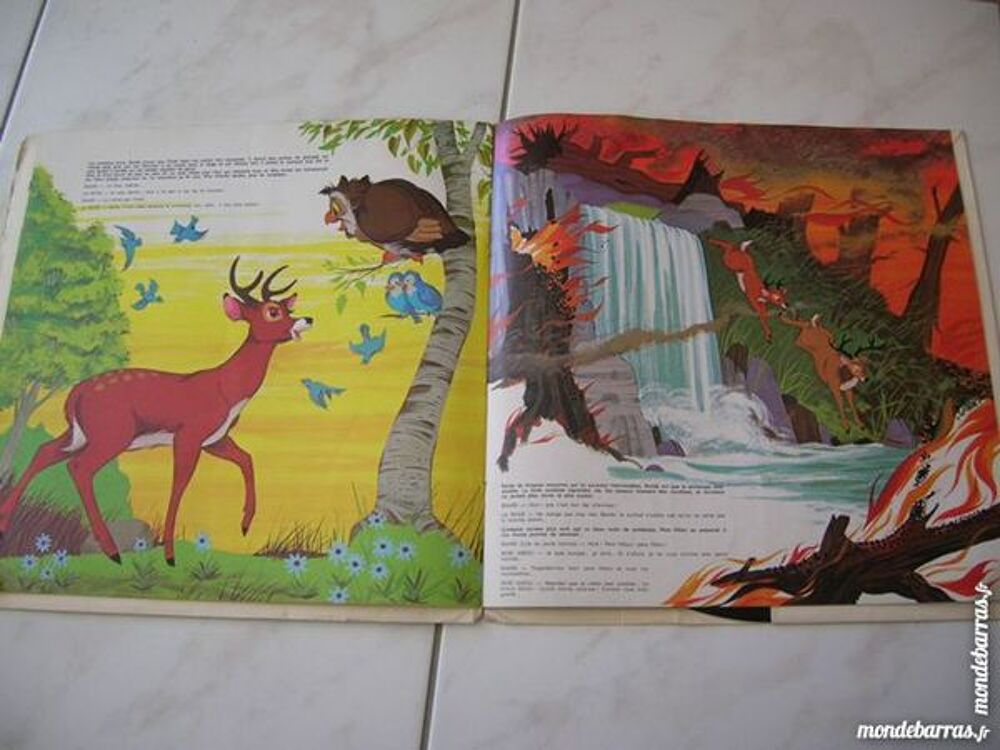33 TOURS BAMBI W. Disney racont&eacute; par P. LARQUEY CD et vinyles