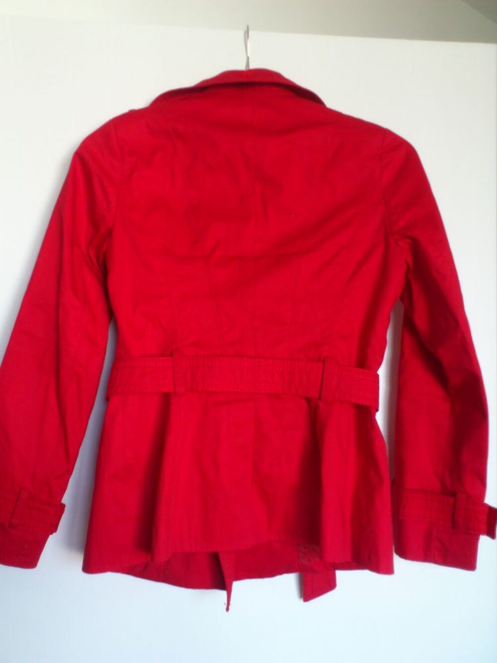 veste rouge Vtements