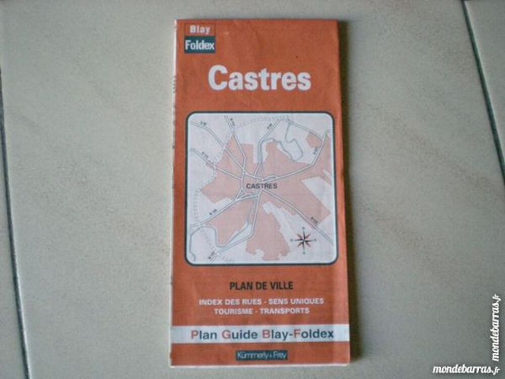 "Plan guide Blay "" Castres """ 