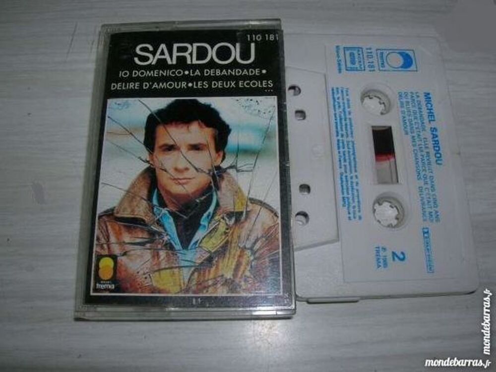 K7 MICHEL SARDOU Sardou CD et vinyles