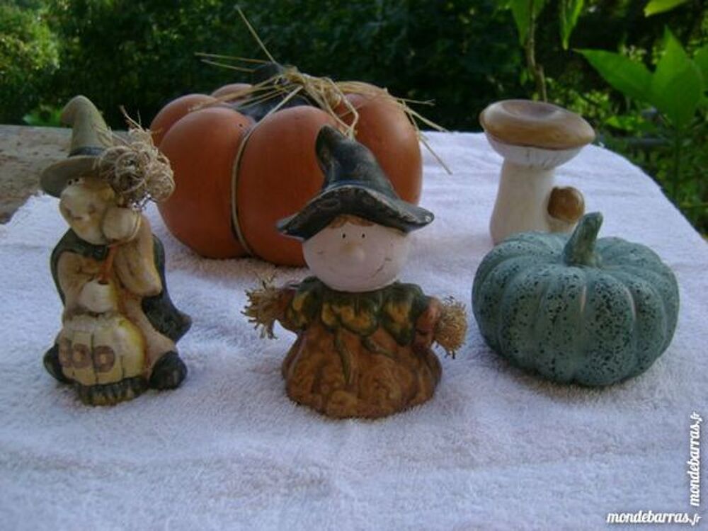 Objets pour Halloween, Citrouille, sorci&egrave;re Décoration