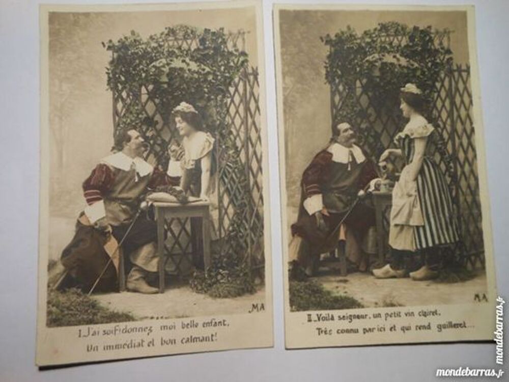 "CPA serie de 10 ""declaration d'amour"" 38G2" 