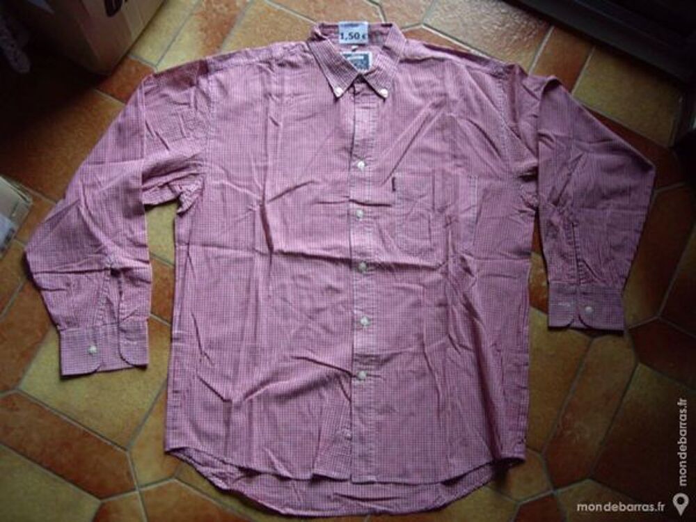 CHEMISES Homme M.LONGUES T41/42-T4-T.L Vêtements