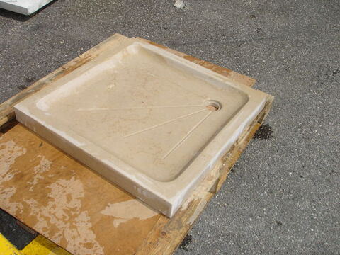 Bac a douche en pierre naturelle 460 Annecy (74)