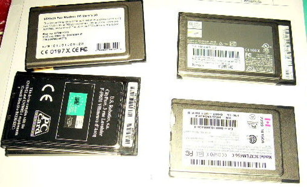 5 cartes WIFI PCMCIA ordinateur portable Matériel informatique