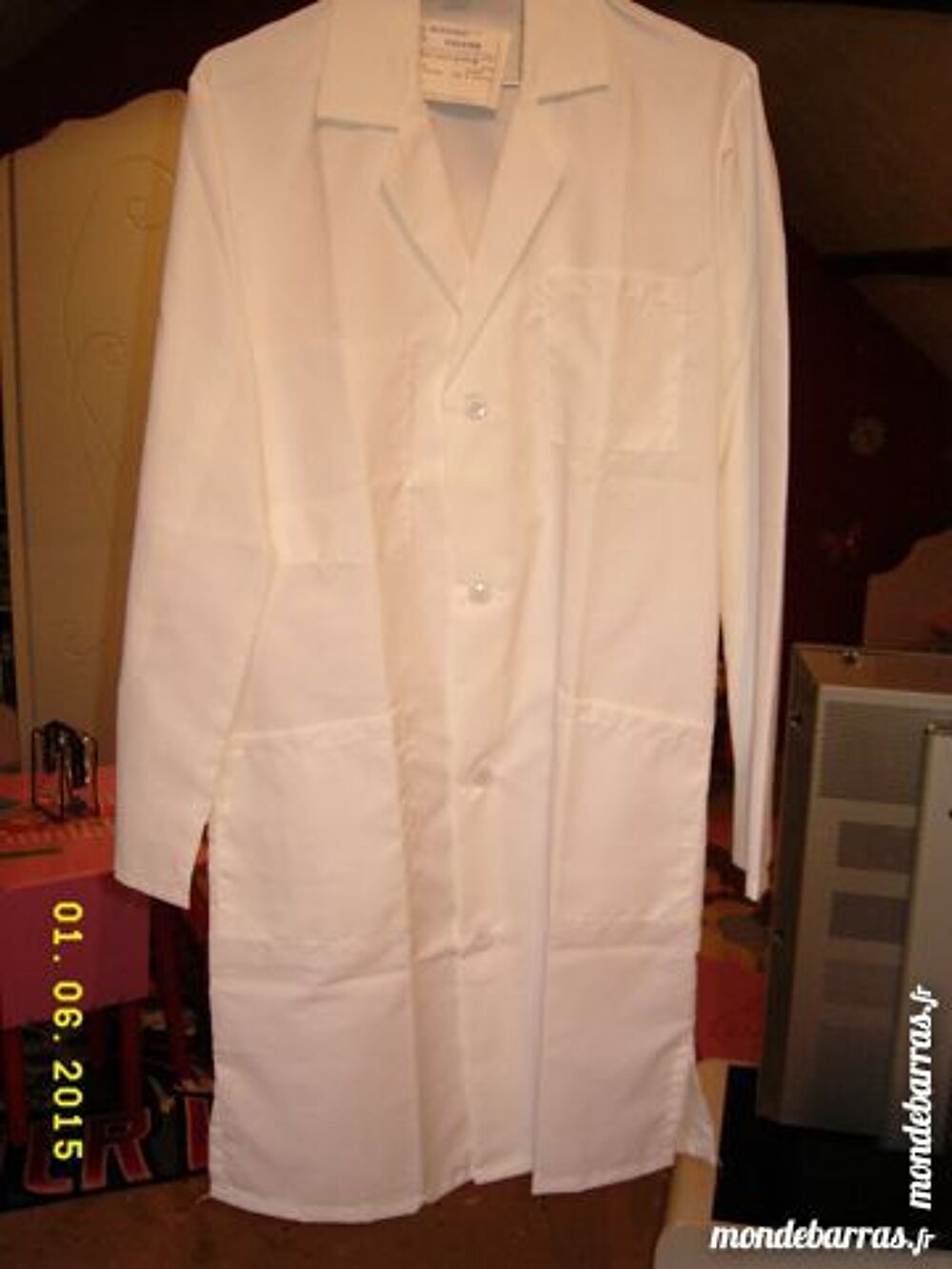 Blouse blanche unisexe Vêtements