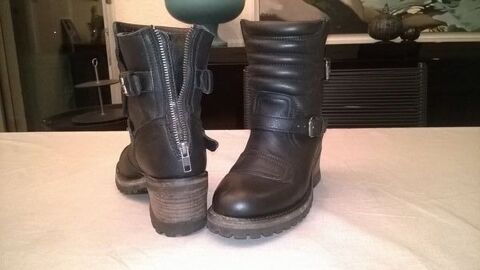 Bottes  ASH type motard  noires 61 Montr�al-la-Cluse (01)