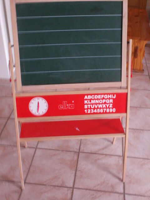 Vend tableau enfant en bois 10 perlecques (62)