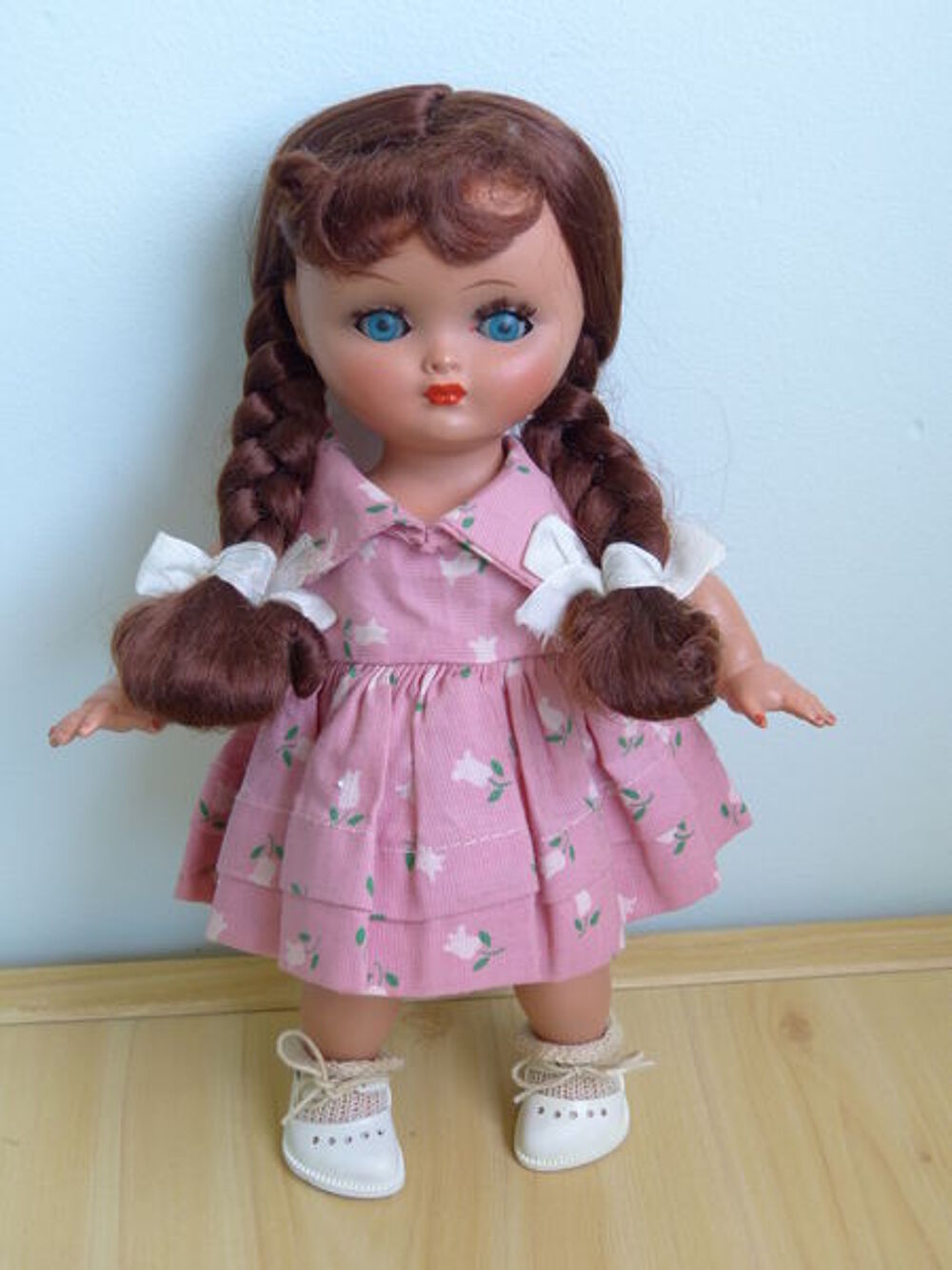 Ancienne Poupée Muguette Bella 36 Cm - France, Années 1950, état D'occasion