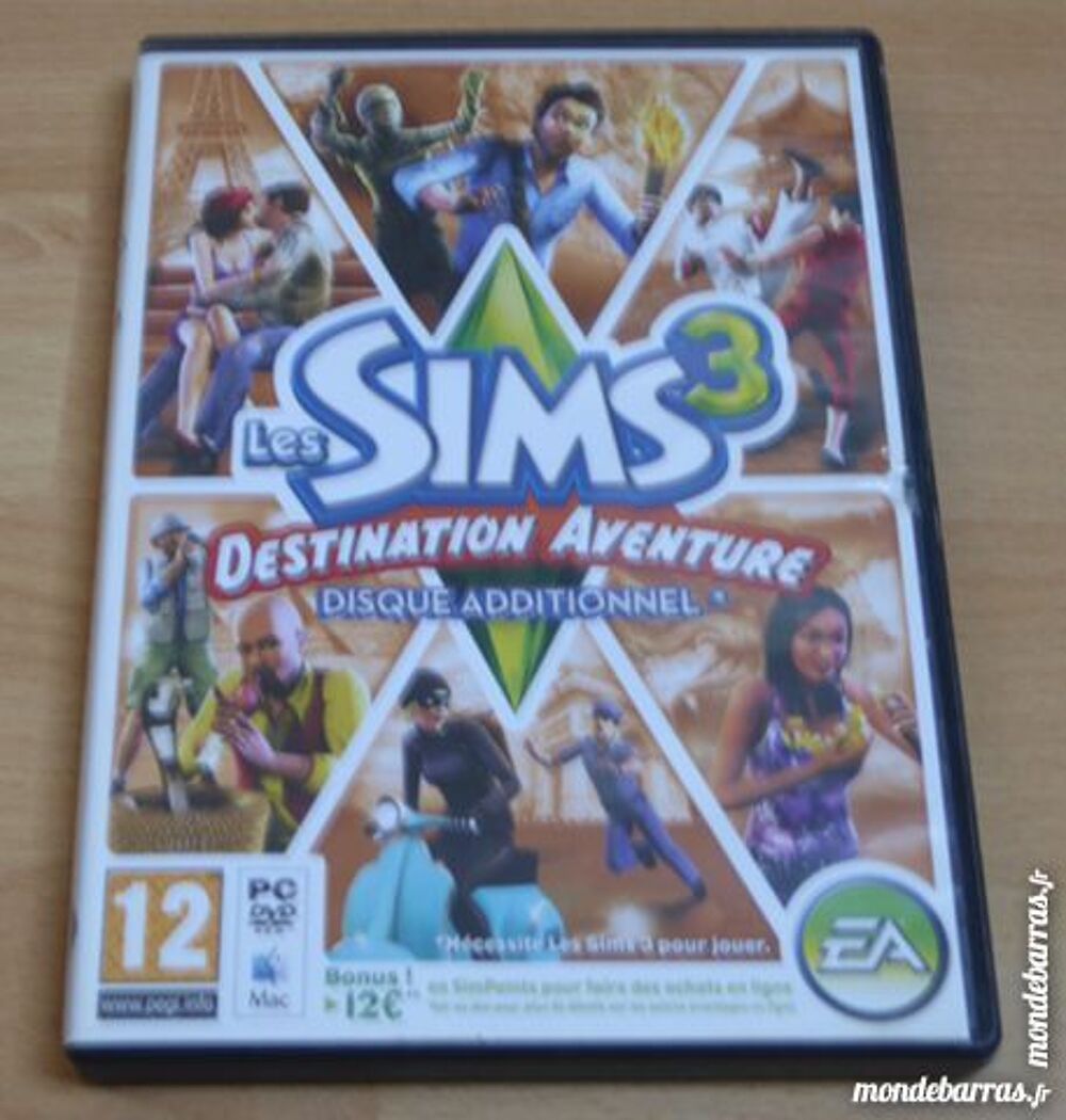 Jeu les Sims3 destination aventure Consoles et jeux vidéos