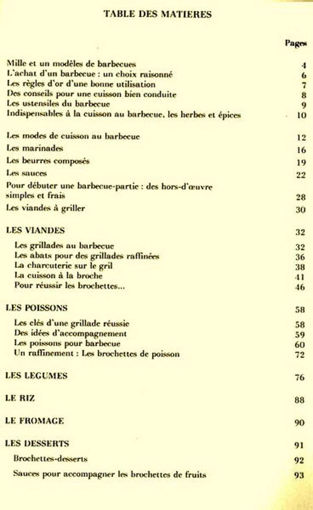LE BARBECUE / prixportcompris Livres et BD