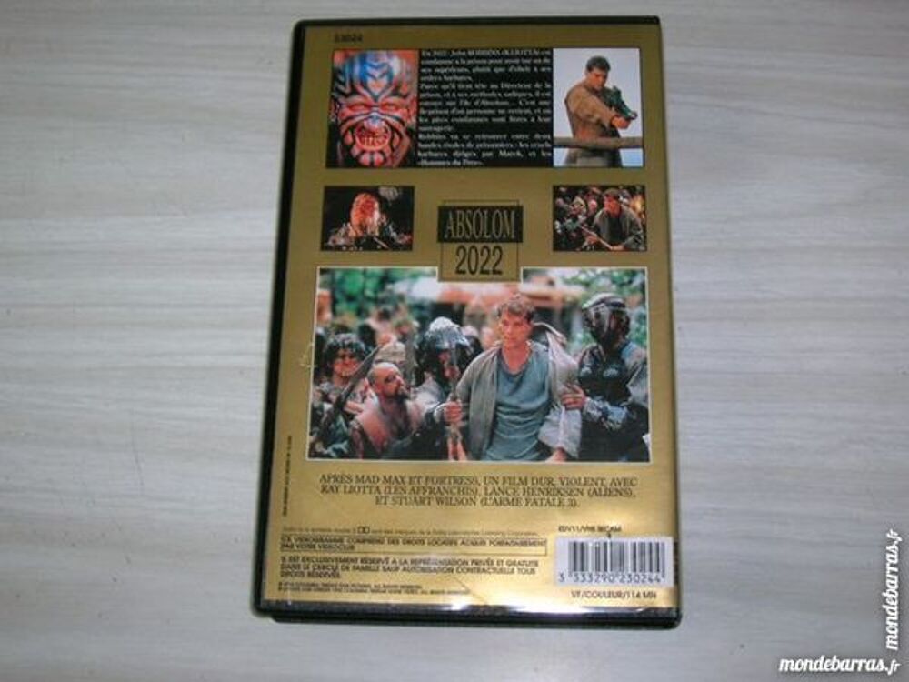 K7 VHS ABSOLOM 2022 - Film fantastique DVD et blu-ray