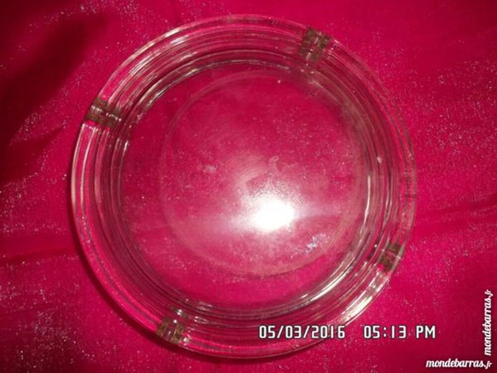 CENDRIER TRANSPARENT EN VERRE Cuisine