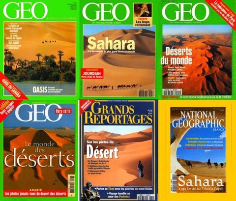 voici 6 revues sur les D�SERTS / les-livres-de-jac 17 Lille (59)