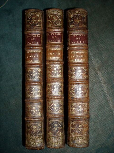 Histoire et recherches des antiquits de la ville de Paris 2500 Grospierres (07)