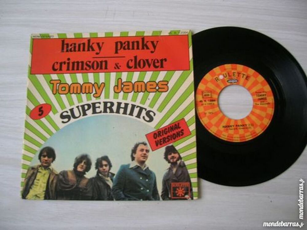 45 TOURS TOMMY JAMES AND THE SHONDELLS Hanky panky CD et vinyles