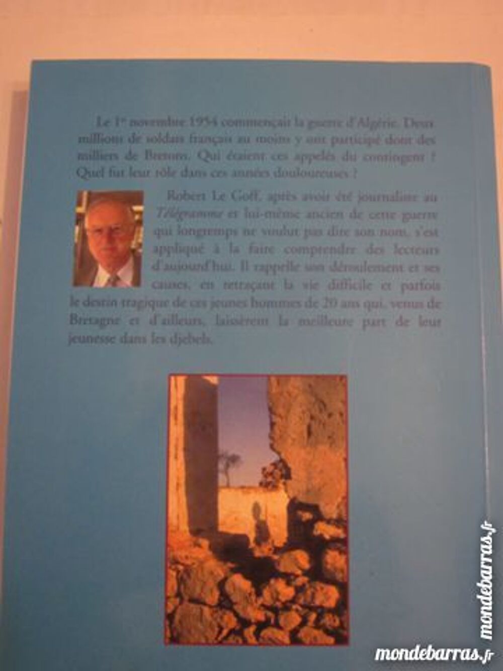 SOLDATS BRETONS EN ALGERIE par ROBERT LE GOFF Livres et BD