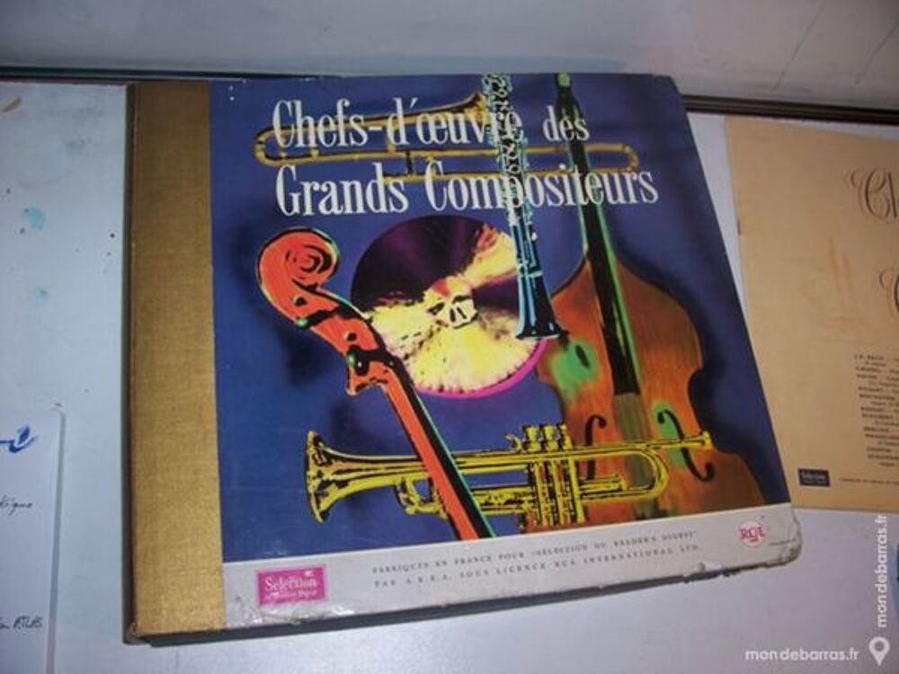 Coffret de 11 vinyles 33 tours des Grands Composit CD et vinyles