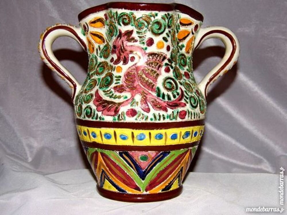 Vase c&eacute;ramique dragon ann&eacute;es 50 MASSE FRERES Décoration