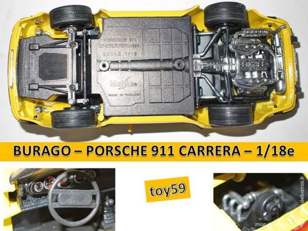 Rare PORSCHE 911 SPEEDSTER 1989 au 1/18e MAISTO Jeux / jouets
