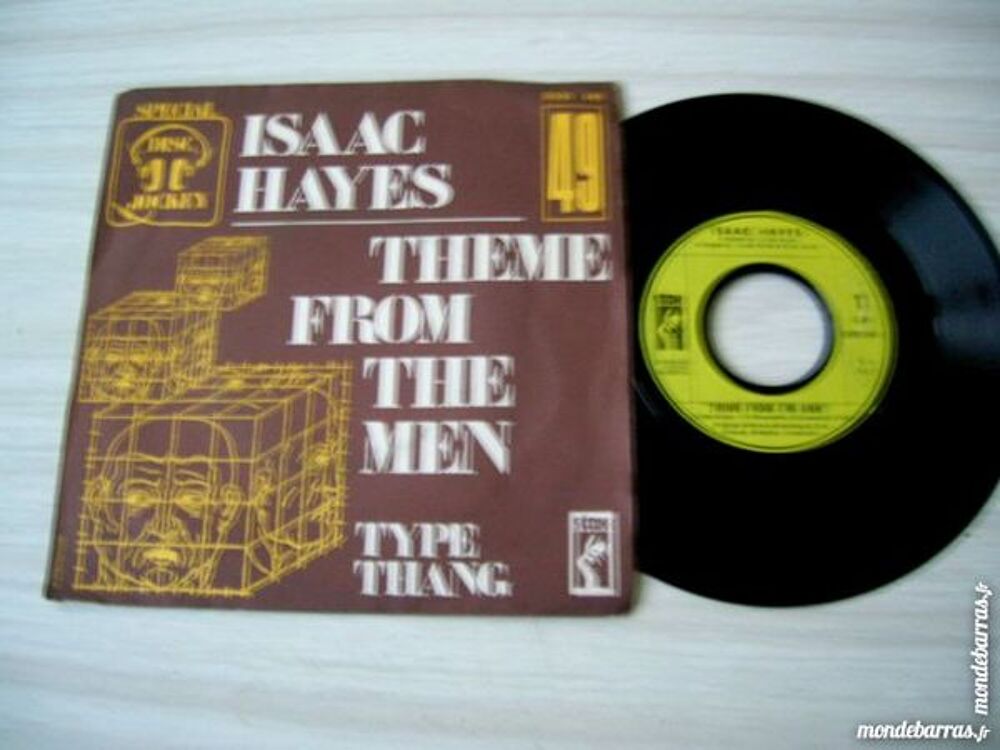 45 TOURS ISAAC HAYES Theme from the men CD et vinyles
