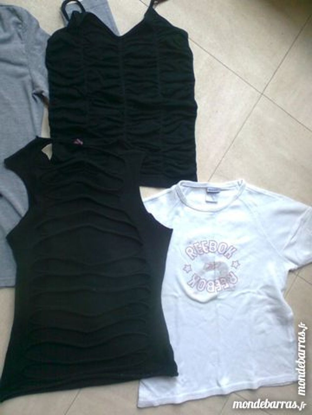 4 HAUTS noirs et blanc - S - zoe Vêtements enfants
