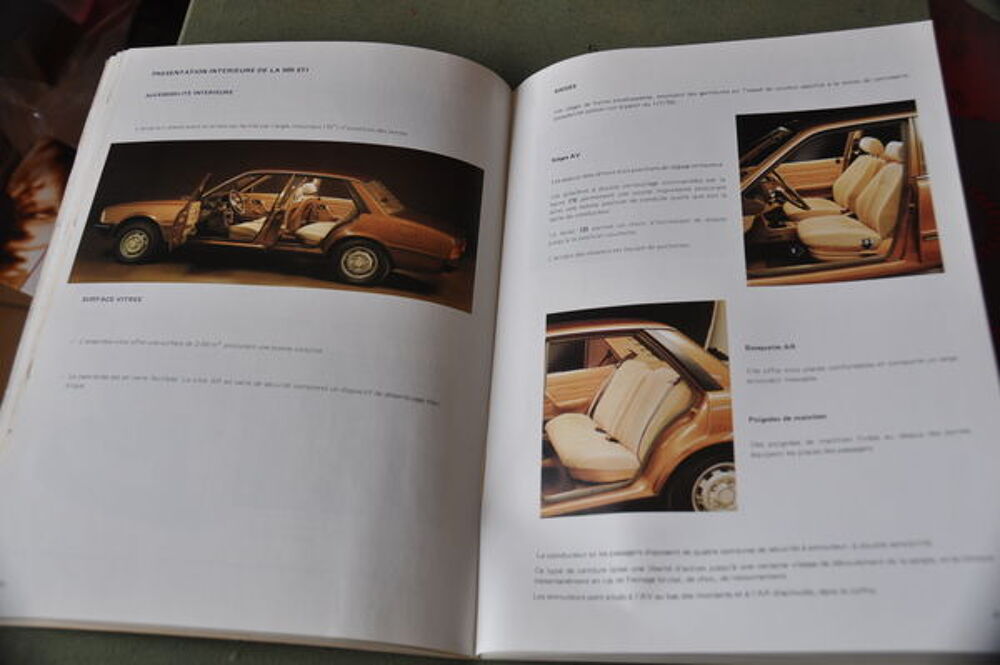 Catalogue de la 505 Peugeot de 1979 