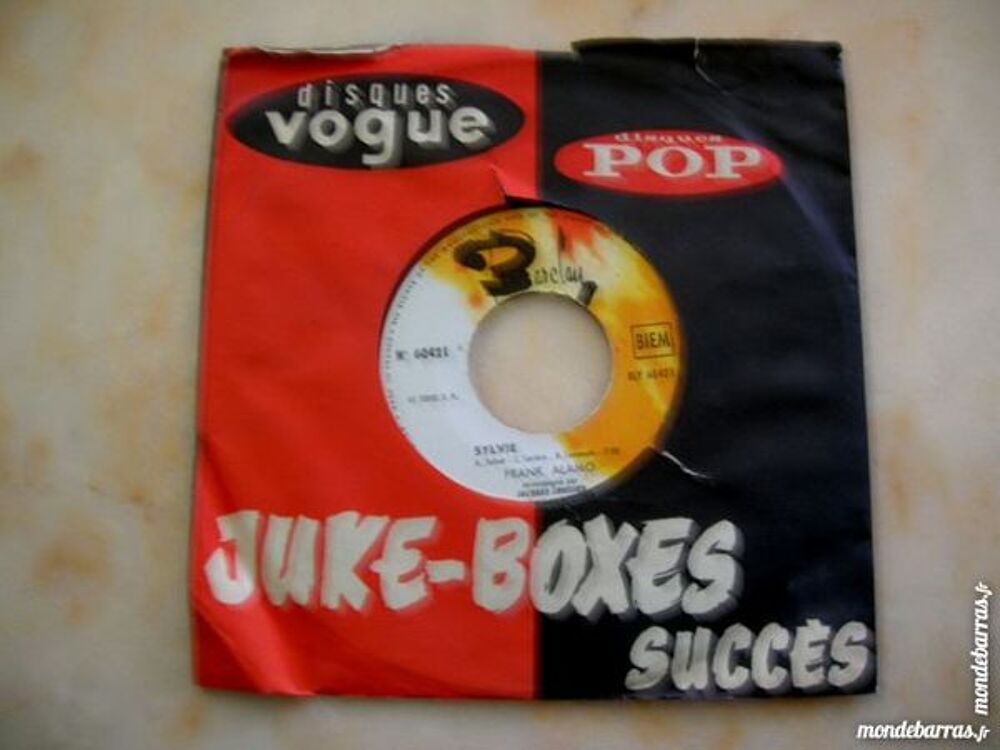 45 TOURS FRANK ALAMO Sylvie - JUKEBOX CD et vinyles