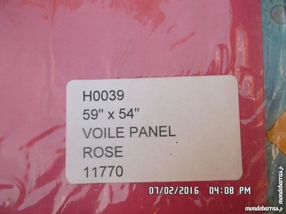 1 RIDEAU EN VOILE PANEL Cuisine