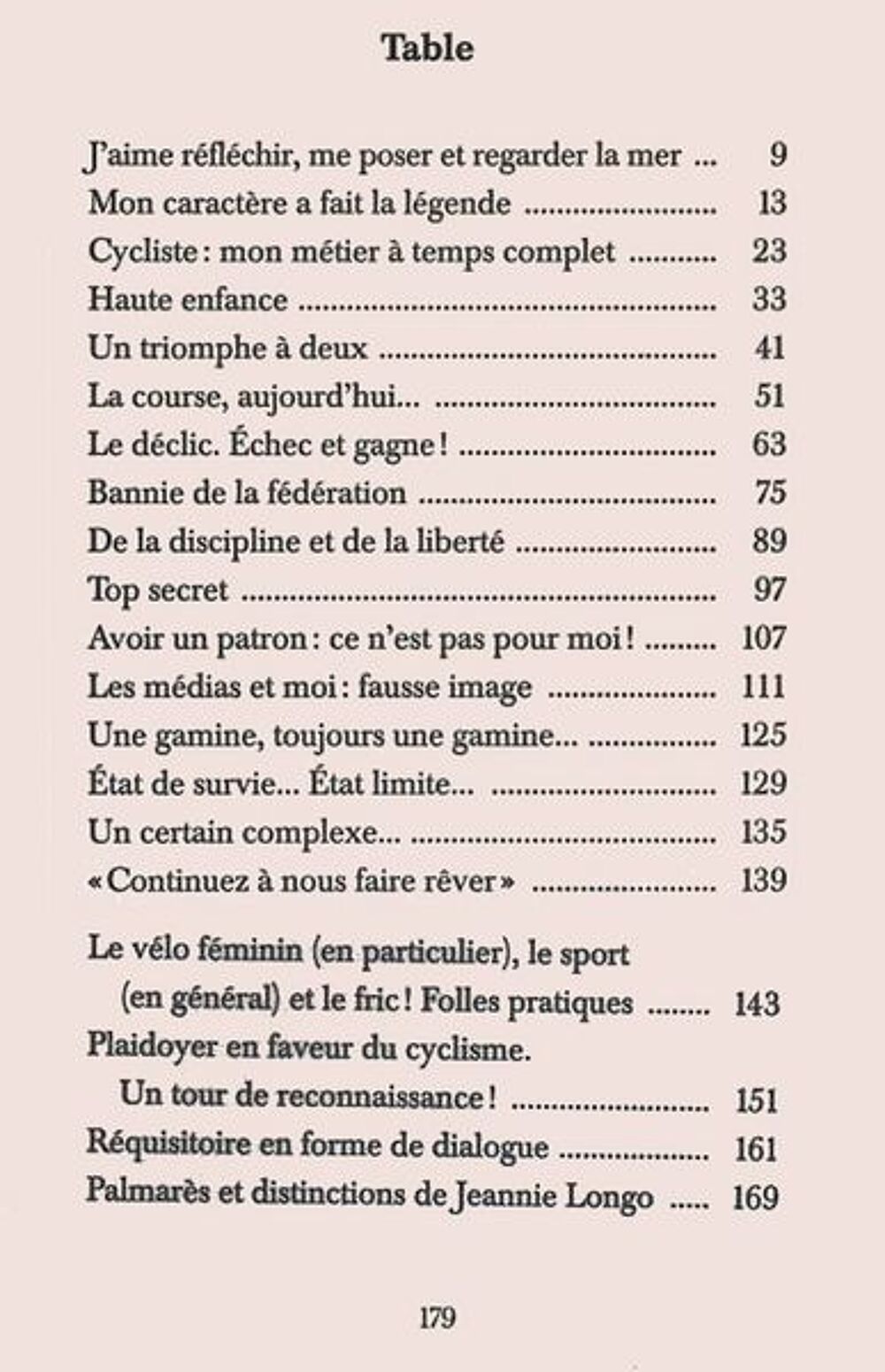 JEANNIE LONGO - cyclisme - SPORT Livres et BD