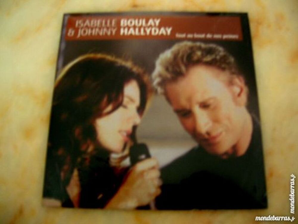 CD JOHNNY HALLYDAY &amp; ISABELLE BOULAY Tout au bout CD et vinyles