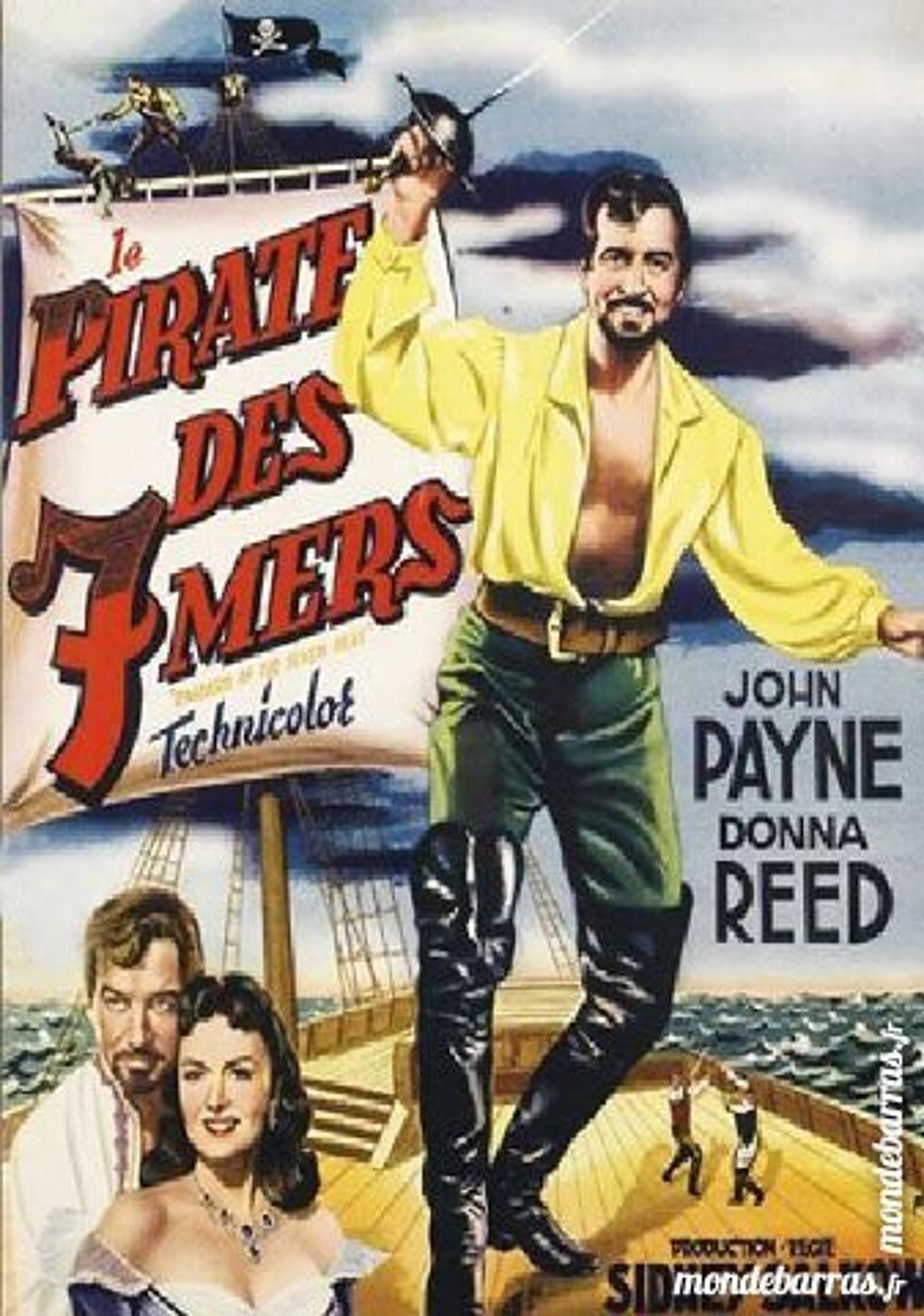 K7 Vhs: Le pirate des sept mers (351) DVD et blu-ray